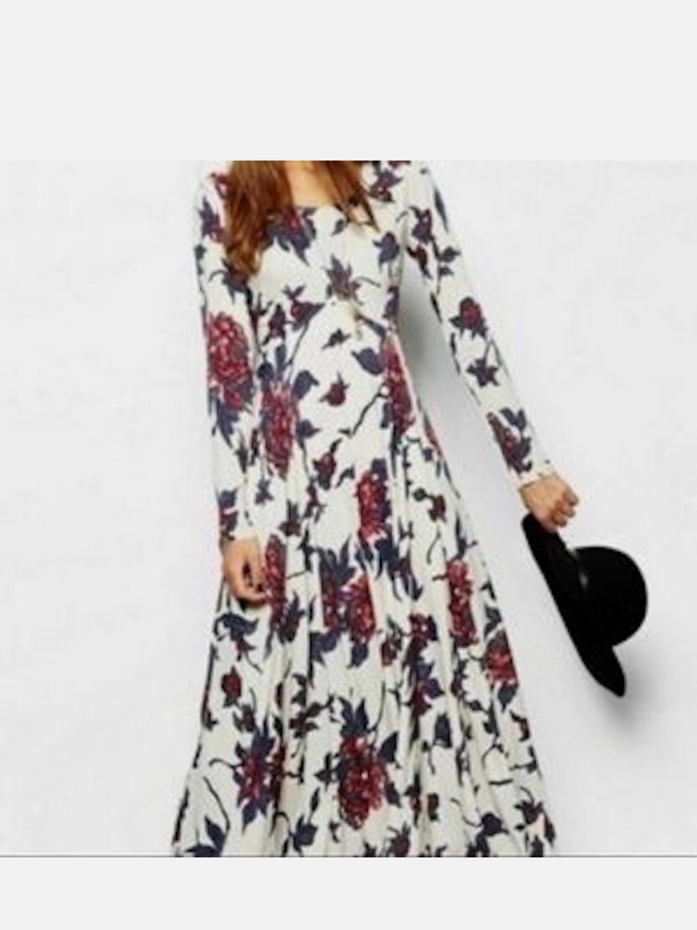 Free People First kiss Long Sleeve Maxi Dress size S - Picture 4 of 5